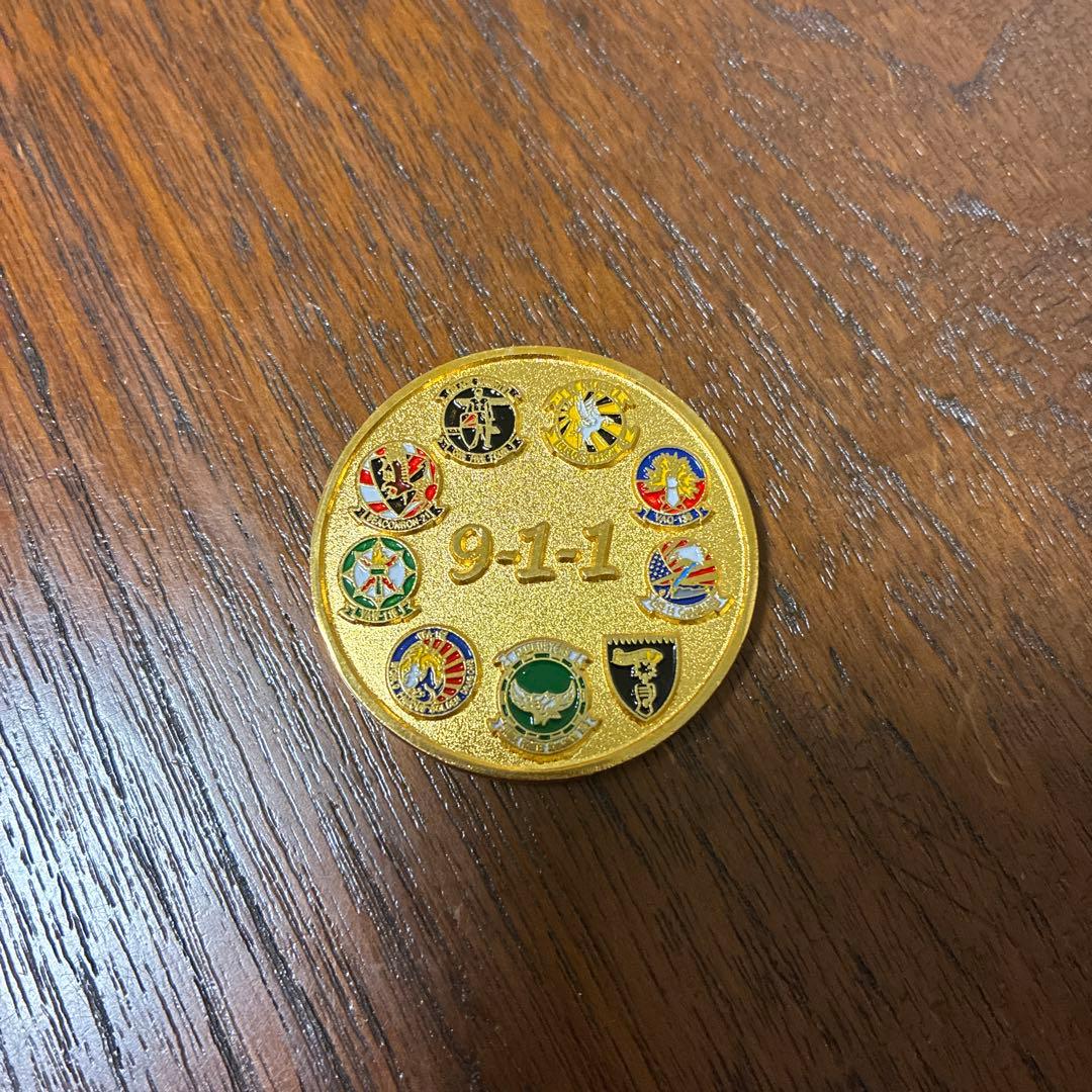 アメリカ海軍 チャレンジ 第5空母航空団 記念 メダル CVW-5