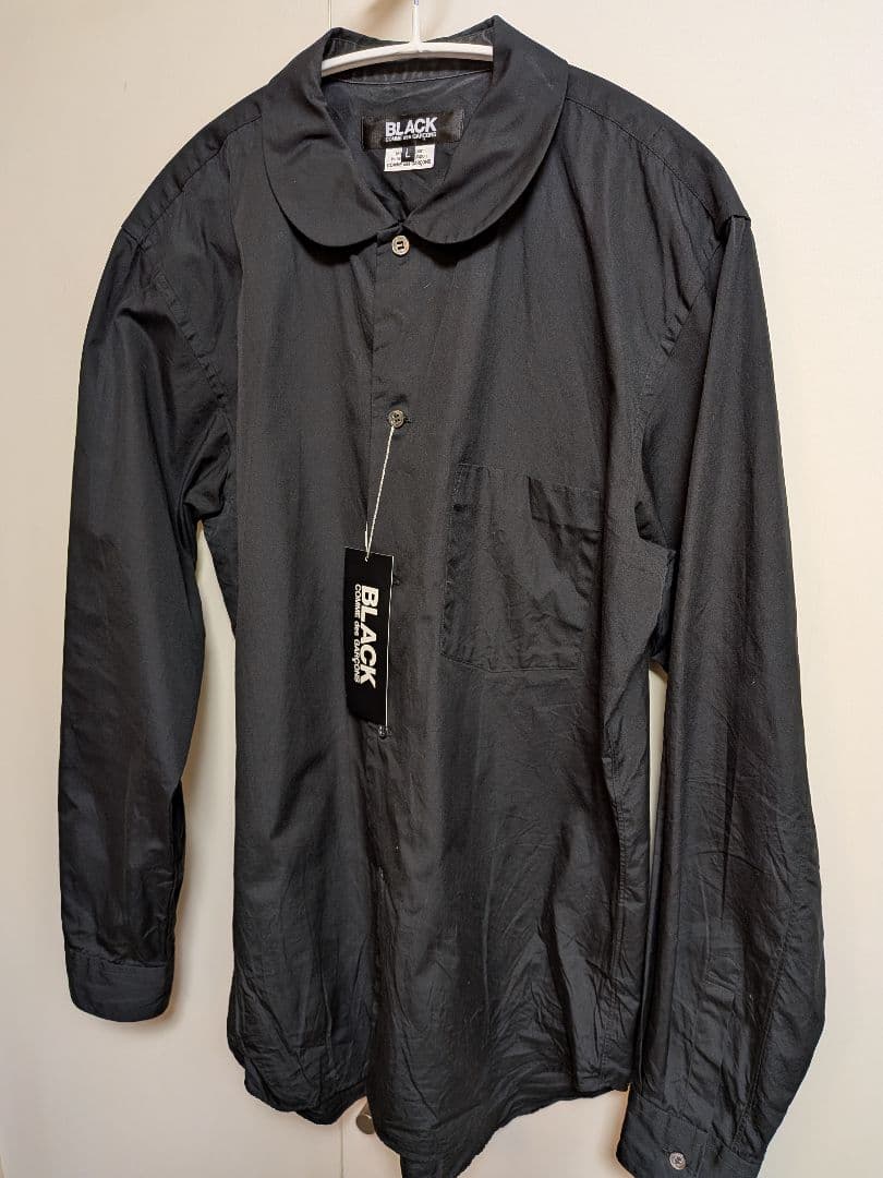 Black Comme des Garcons ラウンドカラーシャツ