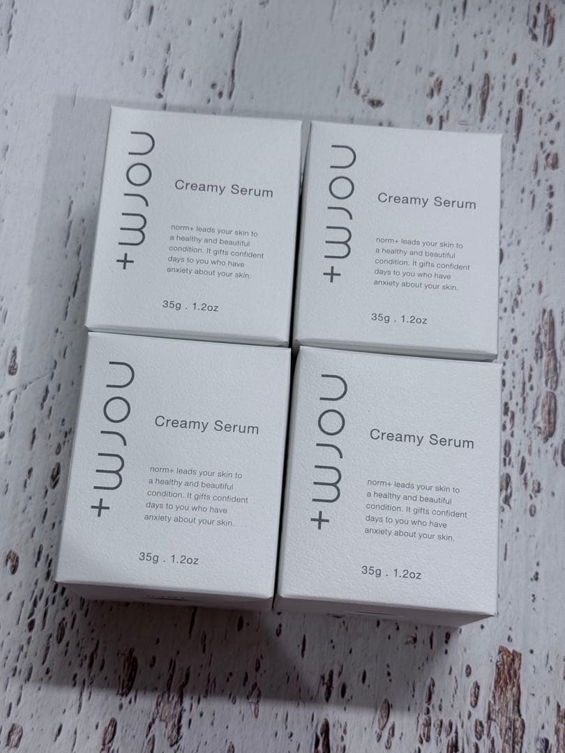 【新品未使用　限定値下げ】 norm+ クリーミーセラム 4個