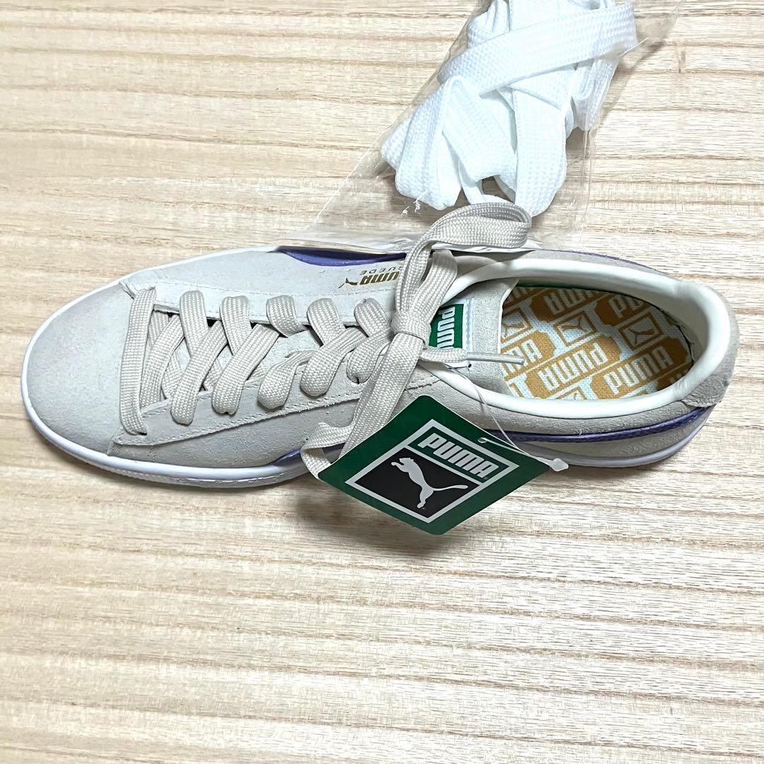 未使用品 PUMA Suede マグフォリア 藤枝カラー ホワイト 27.5cm - メルカリ