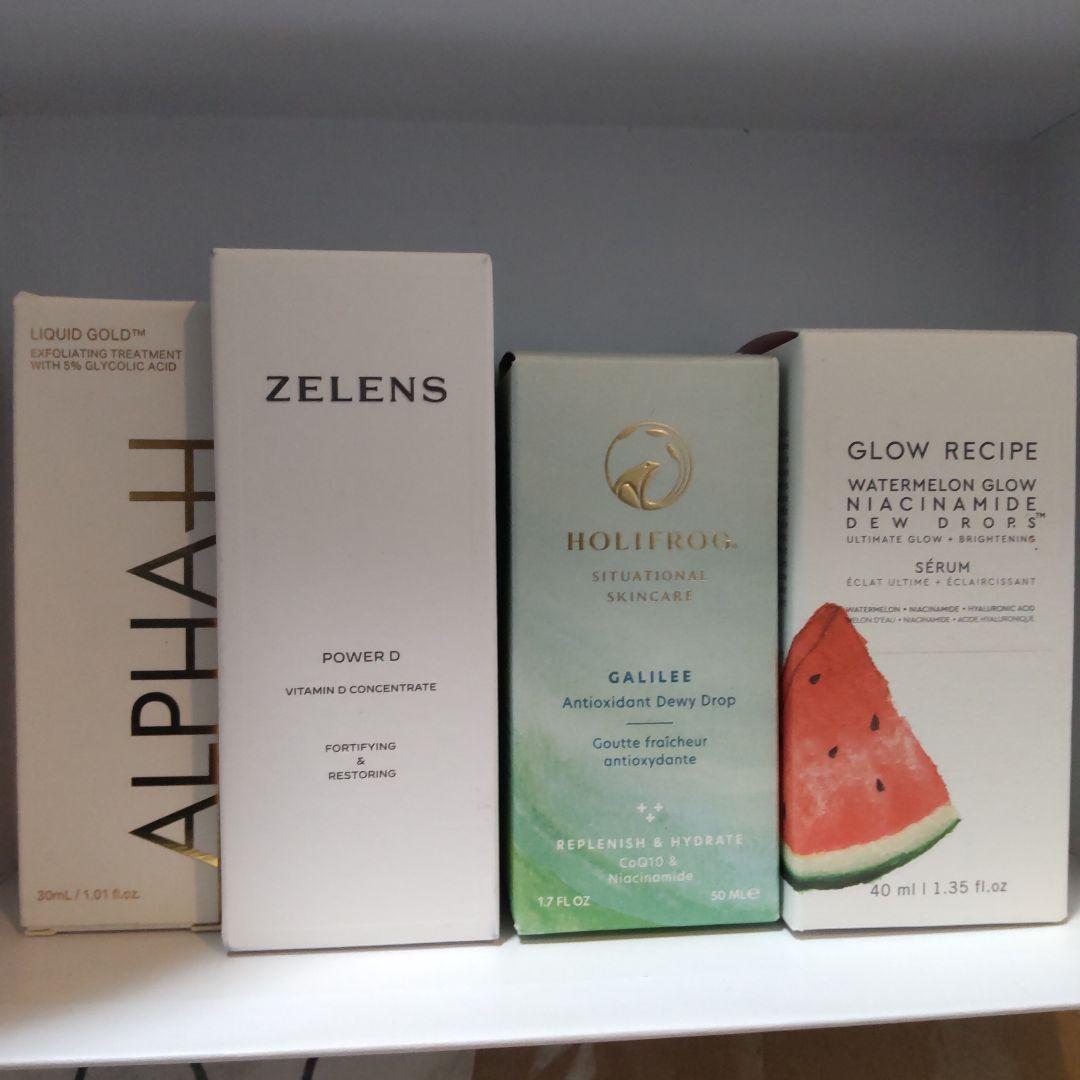 美容液 ALPHA-H, ZELENS, HOLLYROCK, GLOW RECIPE