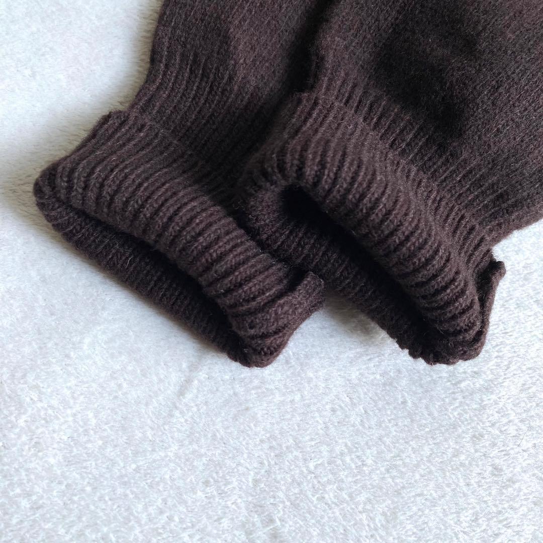 美品✨】martinique カシミヤミックスウールタートル 金釦 ブラウン