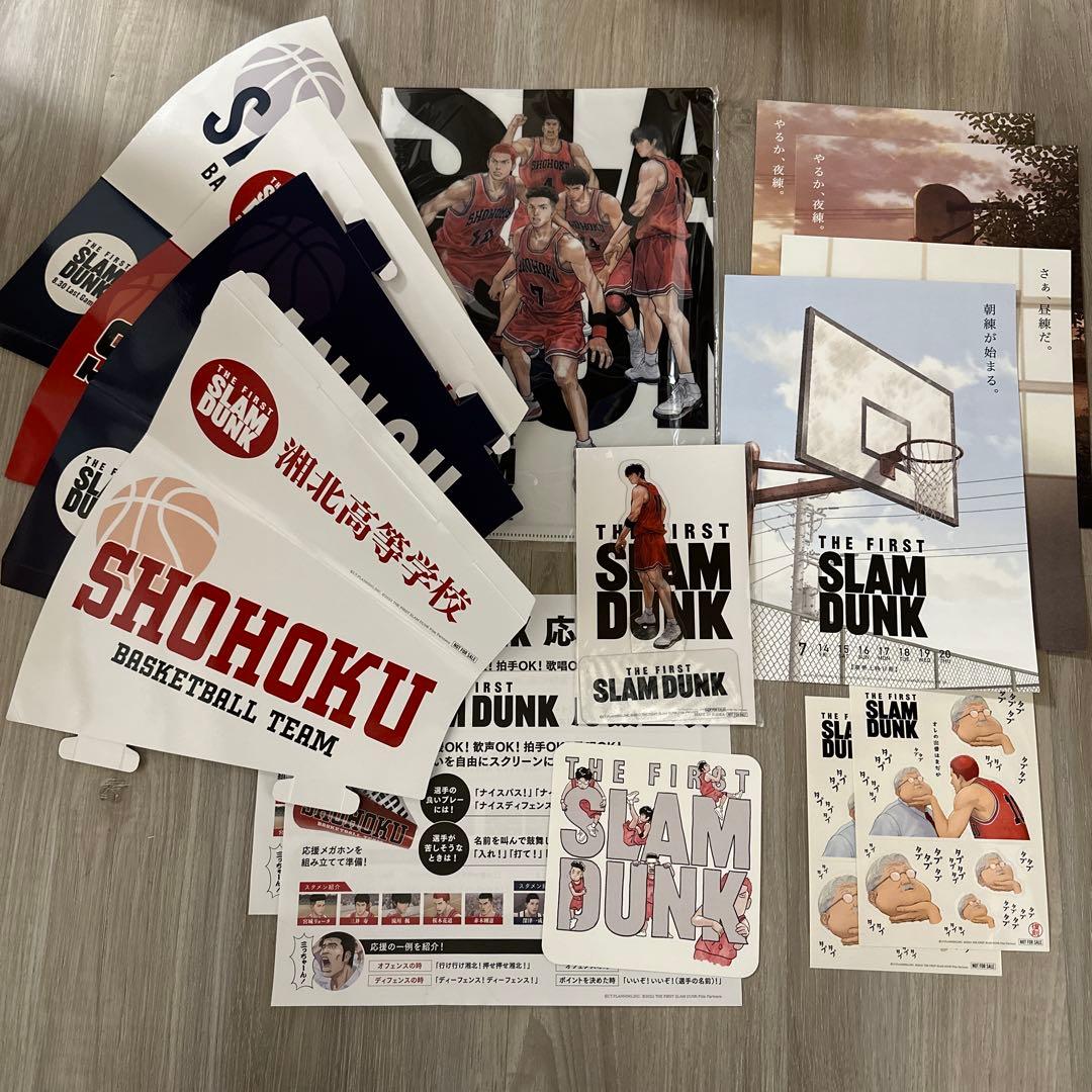 スラムダンクグッズセット/ 映画特典、グッズクリアファイル、流川PET