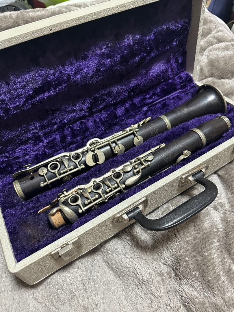 Julius Rudolph A管 アルバート式 クラリネット ケース付き