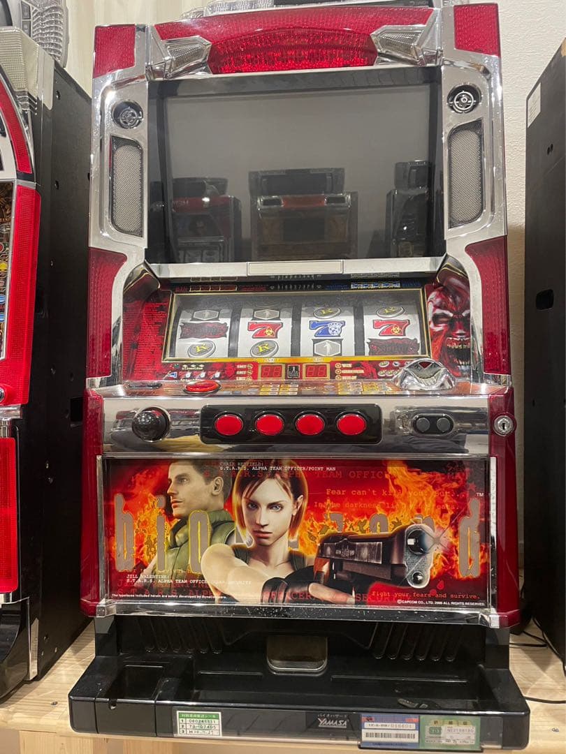 バイオハザードパチスロ実機5号機 コイン不要 - パチンコ・パチスロ