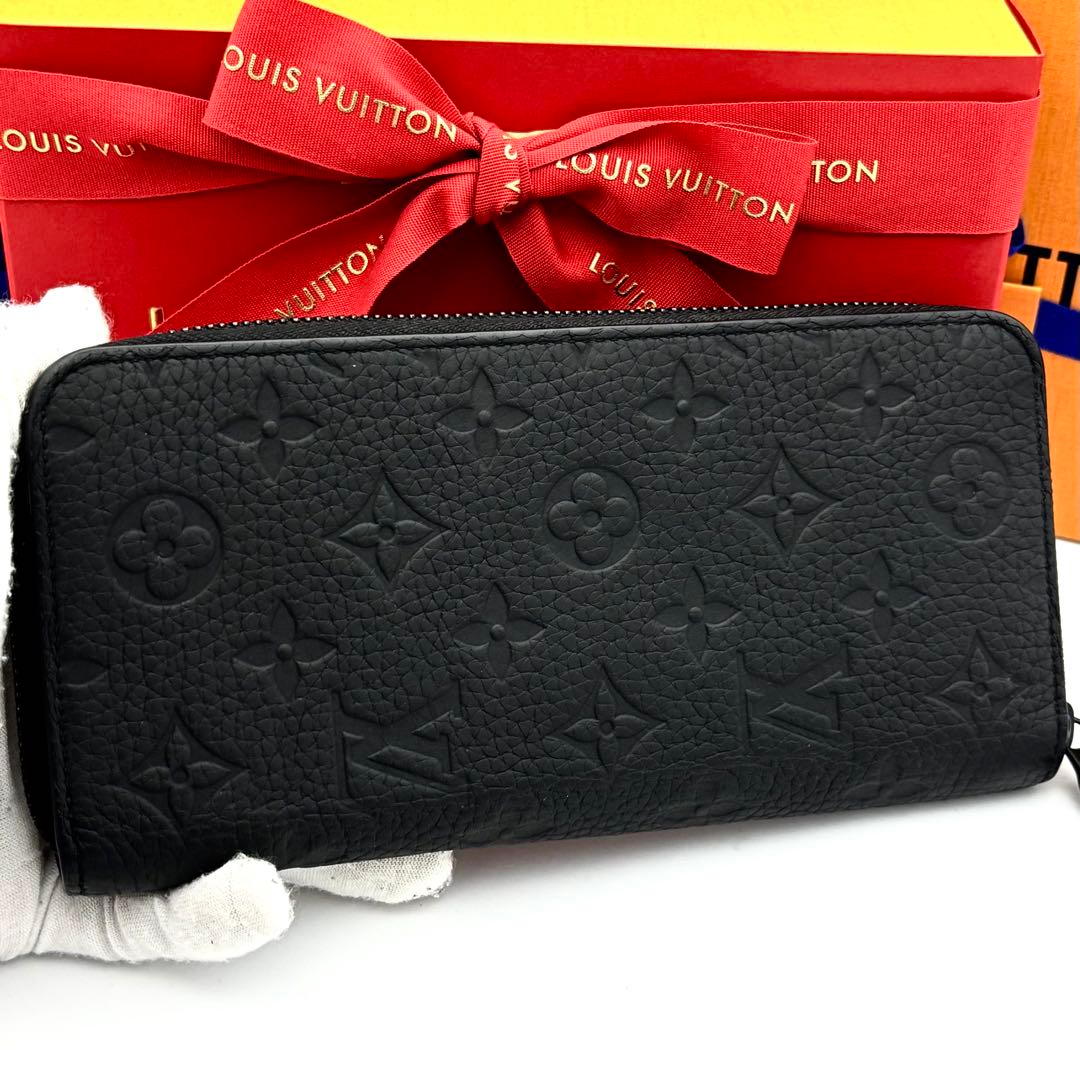 ☆極美品☆箱付☆ルイヴィトン 長財布 モノグラムトリヨン ジッピーウォレット 黒