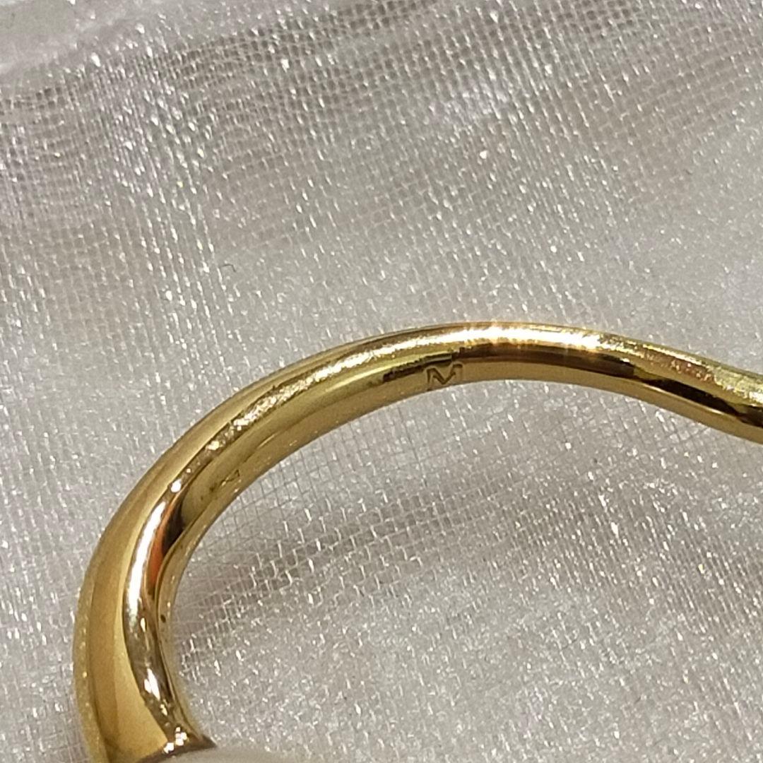 Bijou de M パールフロートリング 淡水パール K18GP 真鍮 - メルカリ