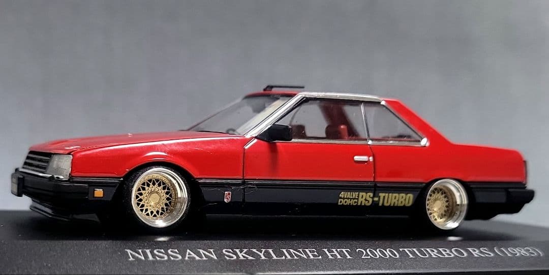 1/43　スカイライン改　R30　2000ターボ　BBS-RS　アルミ製　深リム