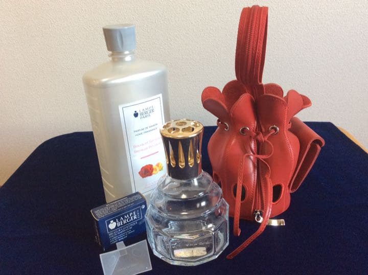 ☆ランプベルジェ　ランプとオイルのセット◎持ち運びケース付き☆