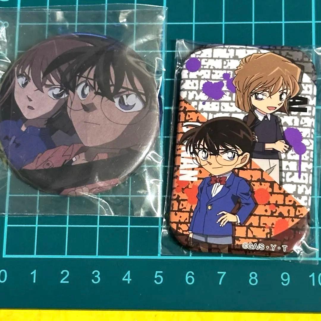 名探偵コナン 日テレ屋 場面写 スクエア 缶バッジ 江戸川コナン 灰原哀 池袋P'パルコ会場】4月1日(土)～7月9日(日) ＼6月24日(土)より発売