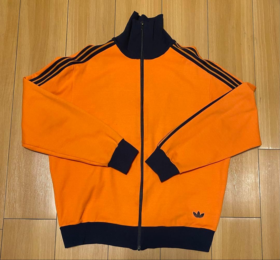 adidas アディダス デサント トラックジャケット オレンジ　サイズ5