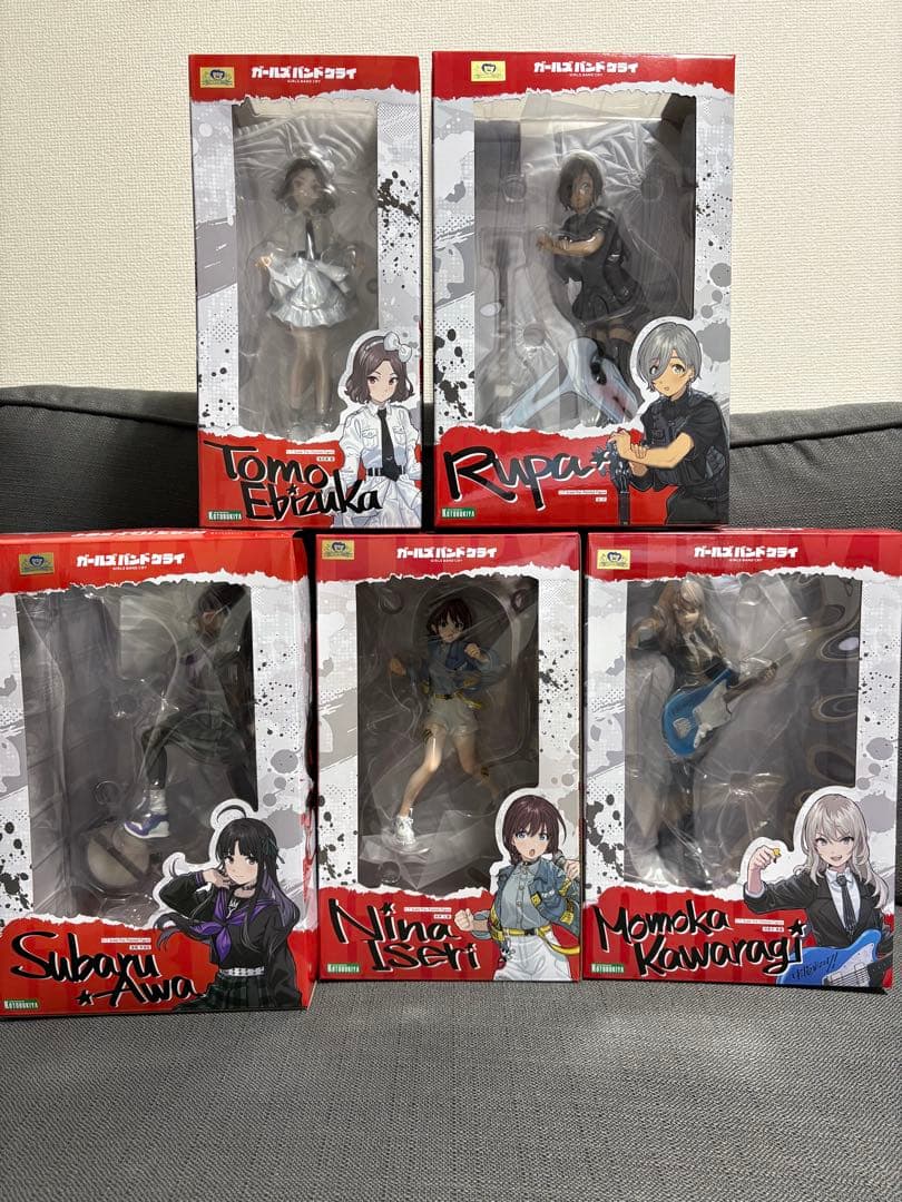 カ*ネ様 ガールズバンドクライ 1/7 完成品フィギュア コトブキヤ 5体セット カ*ネ様 ガールズバンドクライ 1/7 完成品フィギュア コトブキヤ 5体