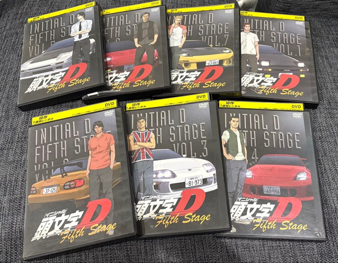 頭文字Ｄ Final Stage DVD 全7巻セット レンタル落ち 81tzh05GXoS._AC_UF350,