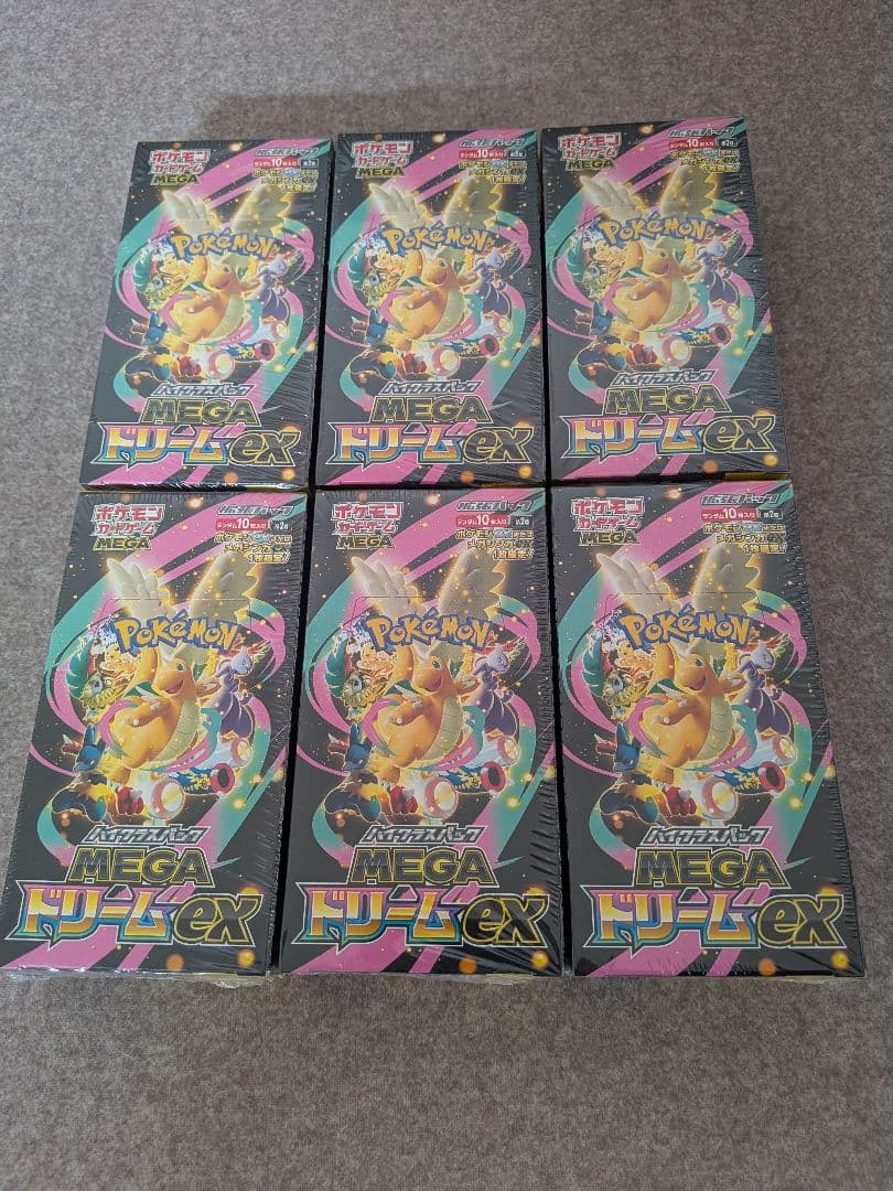 ポケモンカード メガドリームex 6BOX シュリンク付き - メルカリ
