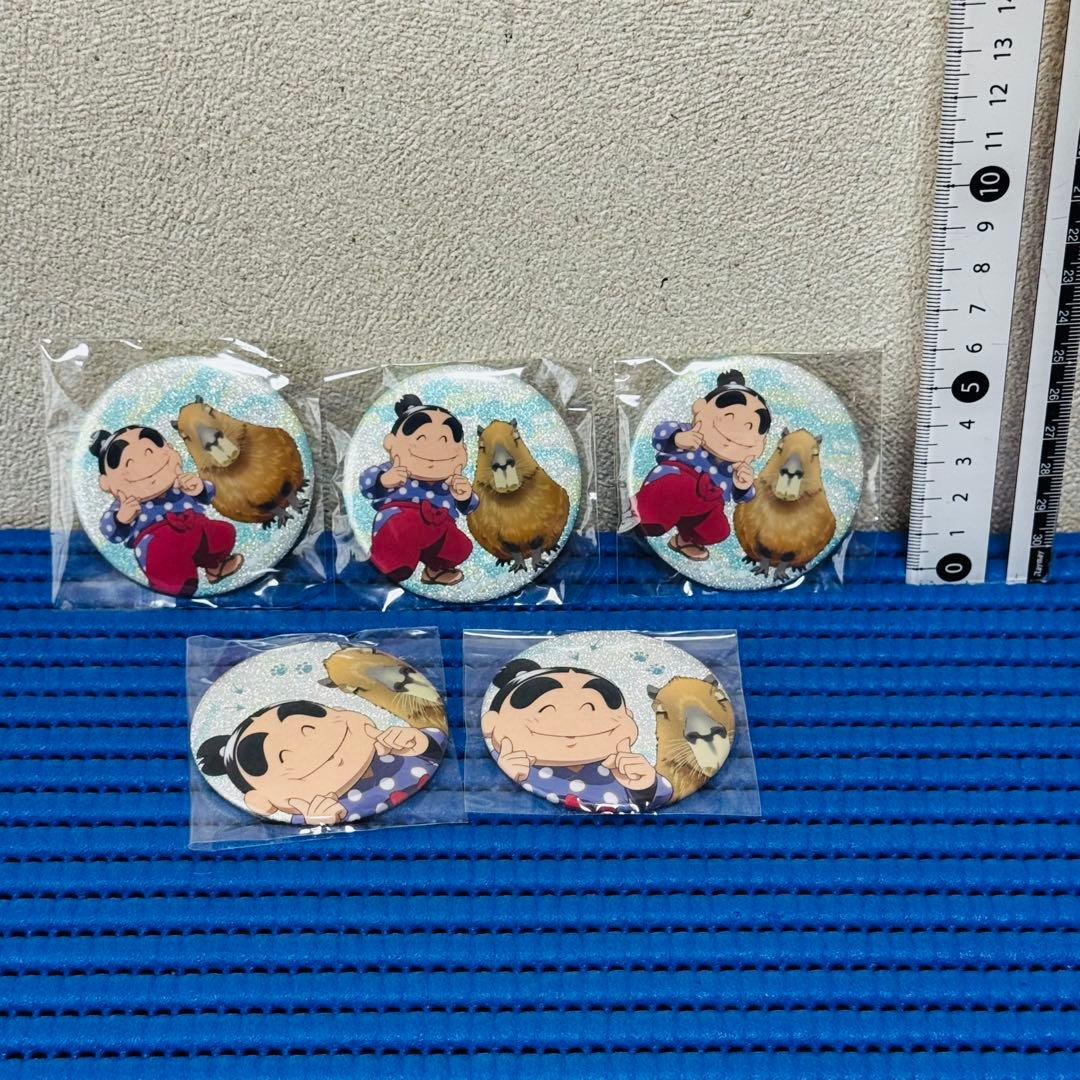 忍たま乱太郎 福富しんべヱ 東武動物公園 グリッター缶バッジ セット