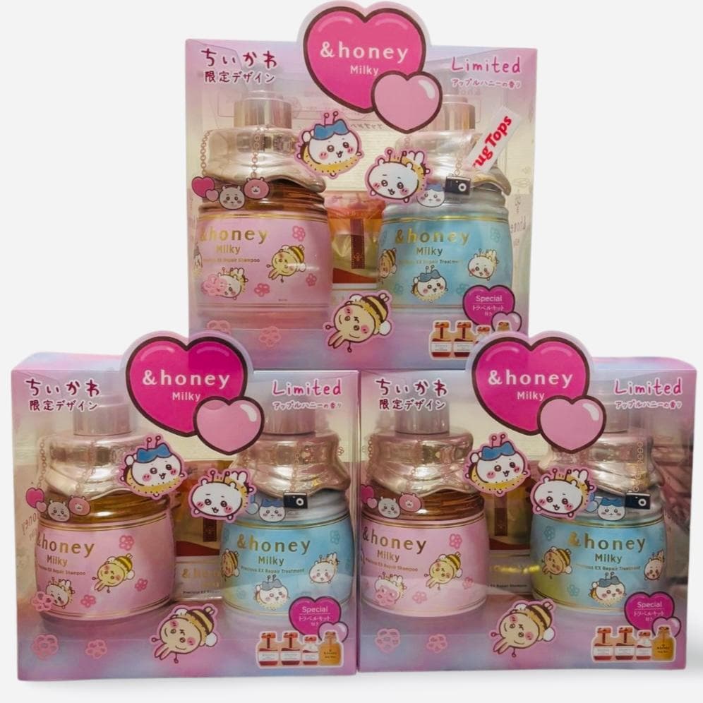 アンドハニー シャンプー トリートメント ちいかわ限定デザイン 3セット