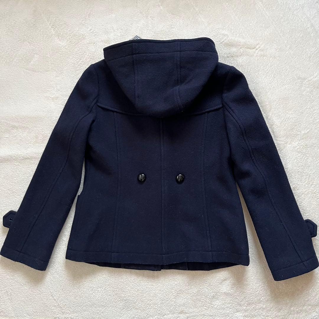 バーバリーブルーレーベル ダッフルコート 紺 - メルカリ