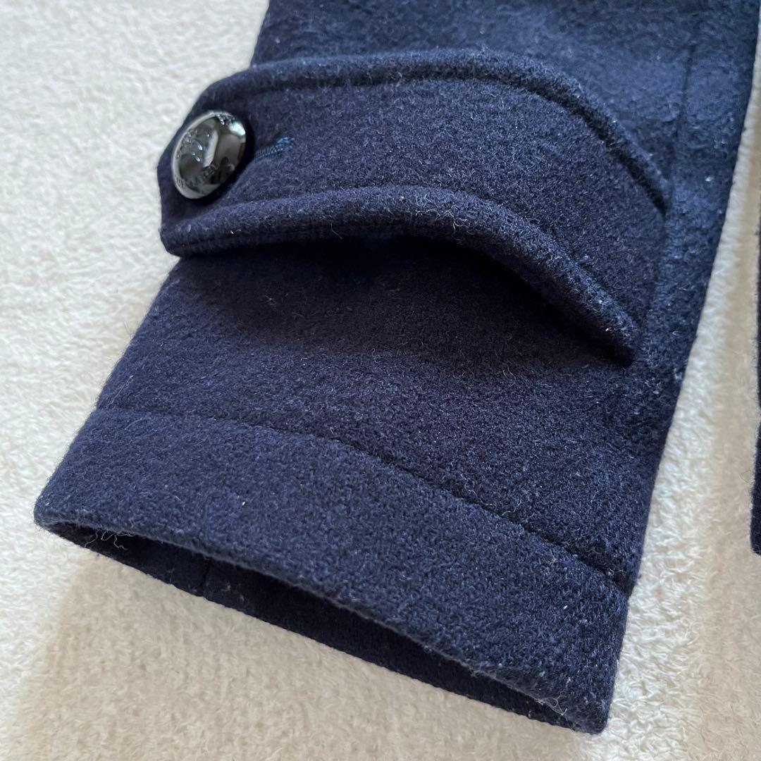 バーバリーブルーレーベル ダッフルコート 紺 - メルカリ