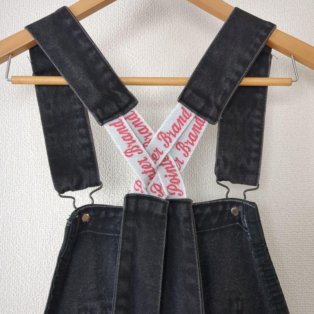 レア　Pointer　オーバーオール サロペット　ブラック　ローバック