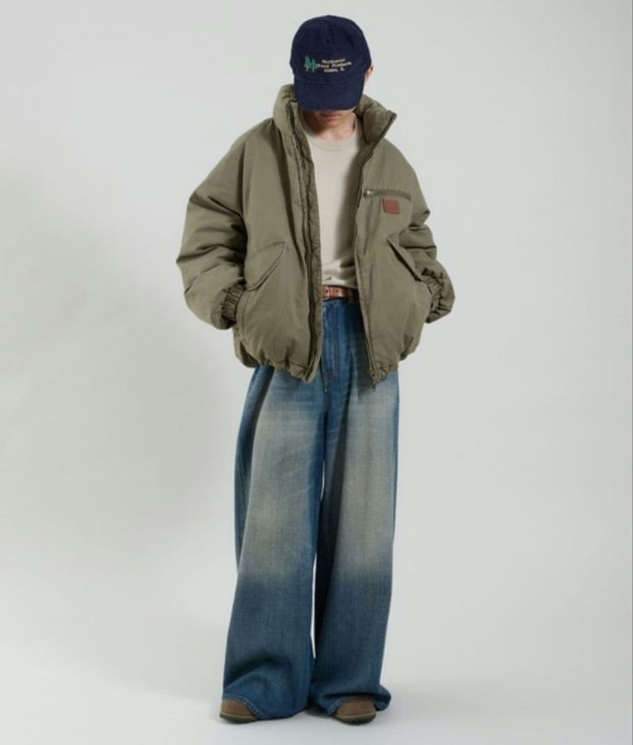 ライトダック中綿ボリュームスタンドネックブルゾン ペルーシュ - メルカリ