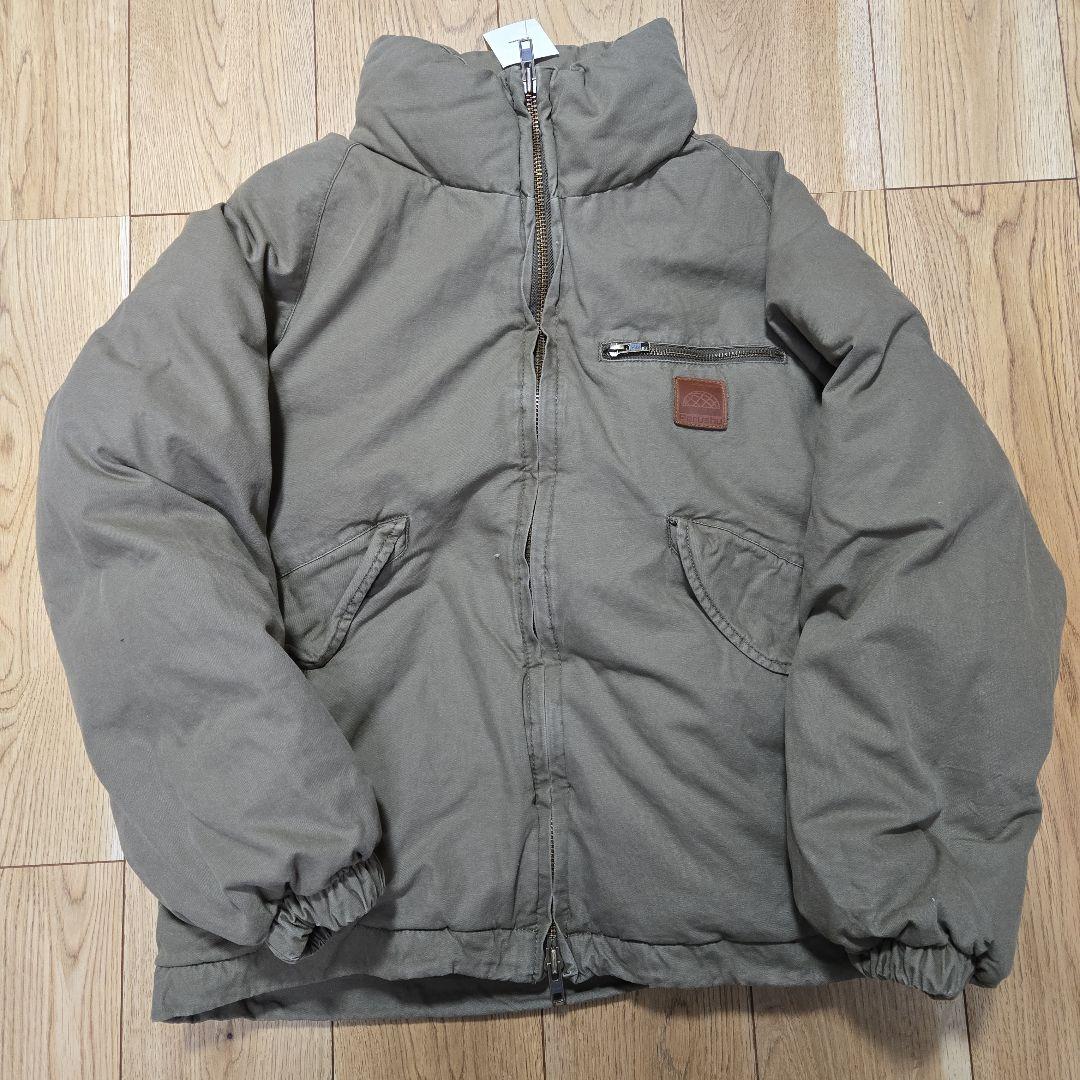 ライトダック中綿ボリュームスタンドネックブルゾン ペルーシュ - メルカリ