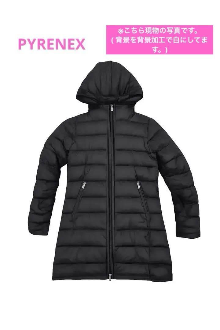 PYRENEX ATOM フード付きダウン Sサイズ