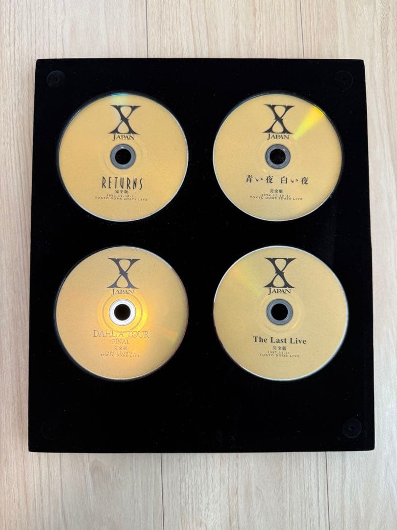 【非売品・貴重】X JAPANライブDVDゴールドディスク