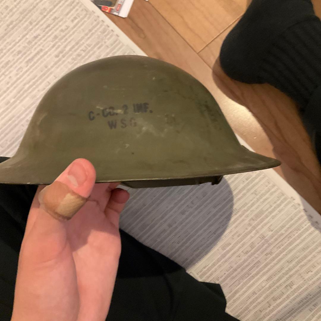 第一次世界大戦時アメリカ軍ブロディヘルメット￼