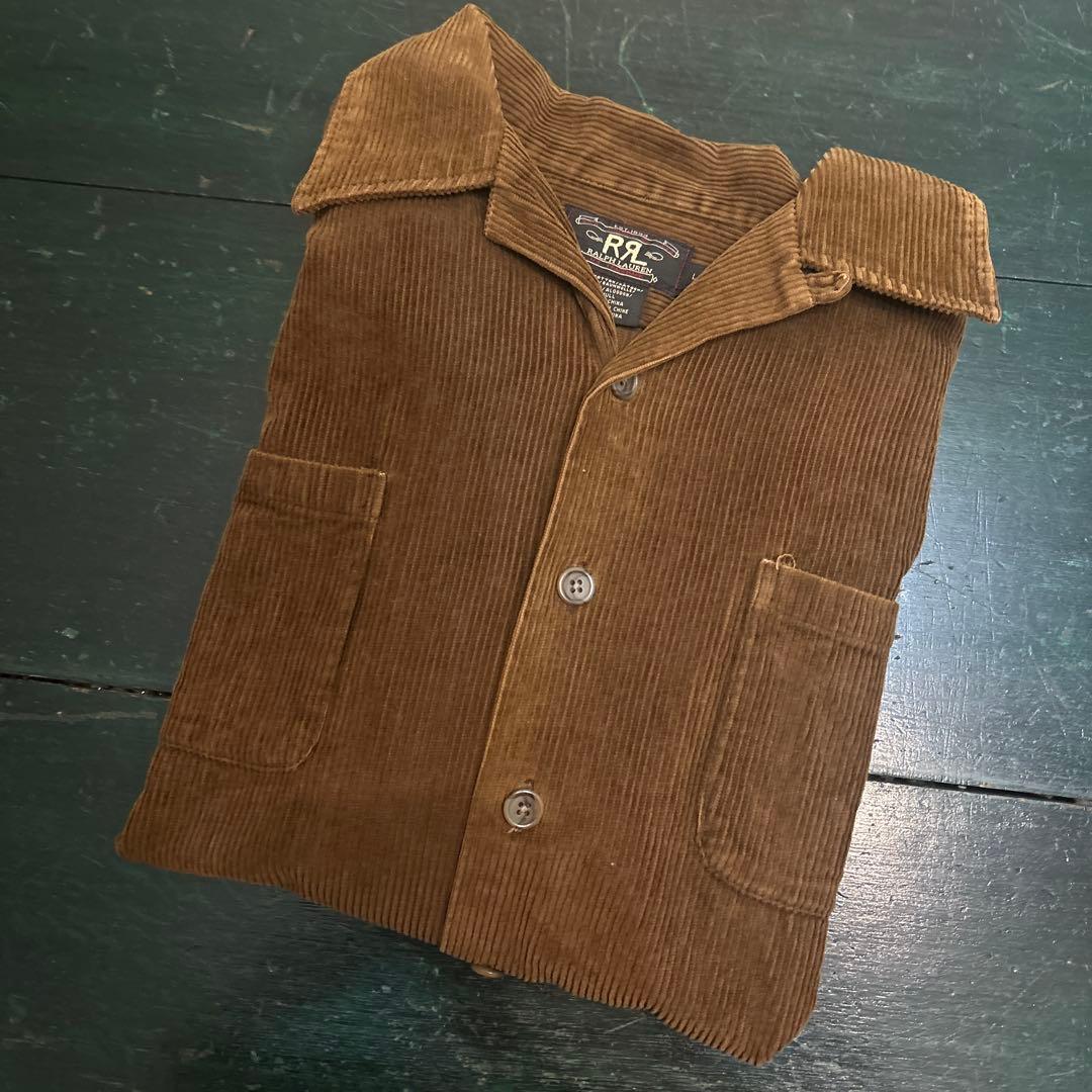 90s RRL コーデュロイ　オープンカラー　開襟