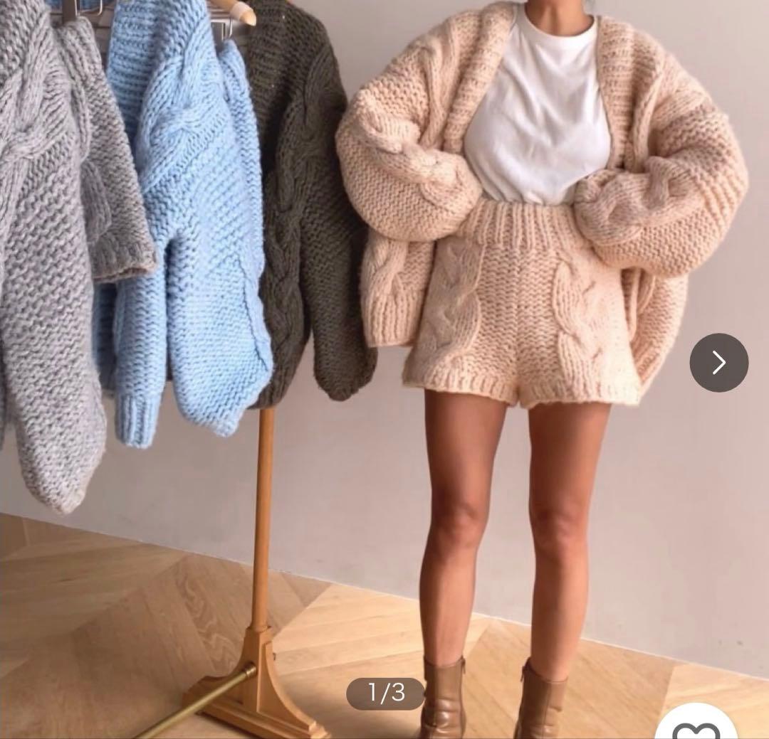 searoomlynn HandmadeランダムCABLEニットジャケット - メルカリ