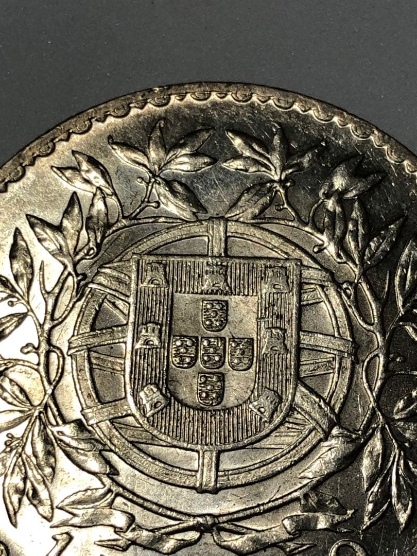 1916年 ポルトガル 1エスクード銀貨 美品 SV835 大型 - メルカリ