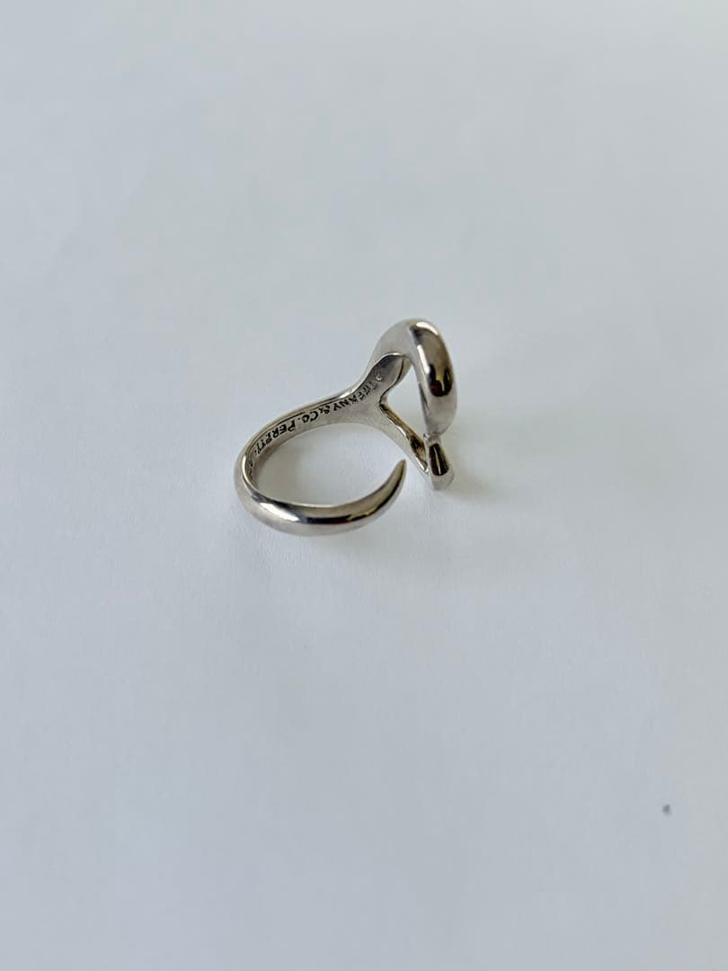 ティファニー シルバー925 ハート型オープンリング 10号 - メルカリ