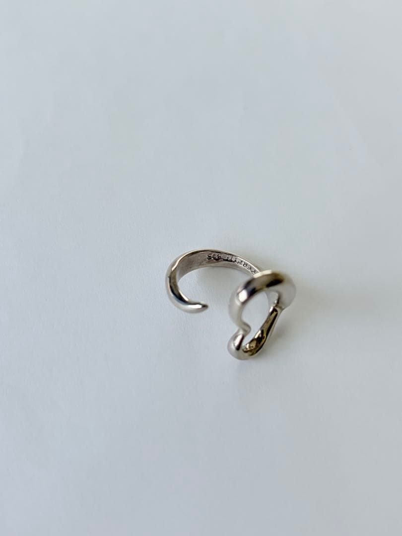 ティファニー シルバー925 ハート型オープンリング 10号 - メルカリ