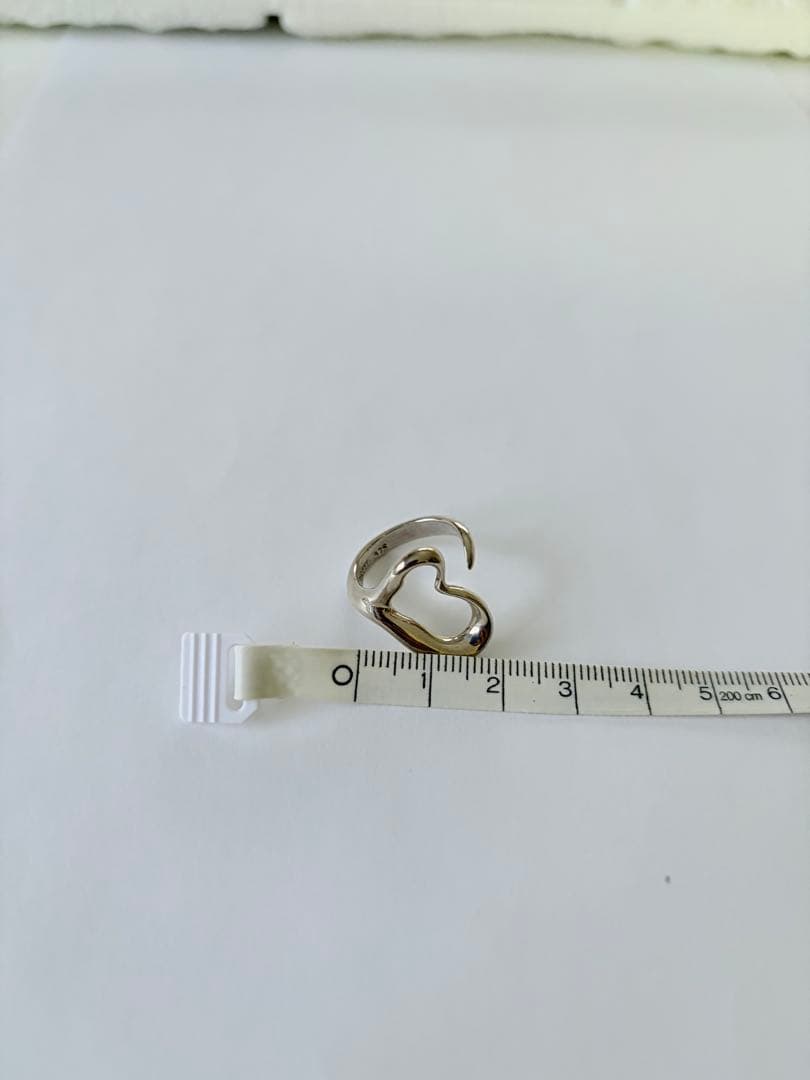 ティファニー シルバー925 ハート型オープンリング 10号 - メルカリ