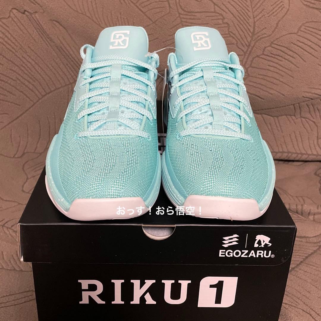 新品 エゴザル RIKU 1 ターコイズ 27.5cm 瀬川琉久 バッシュ - メルカリ