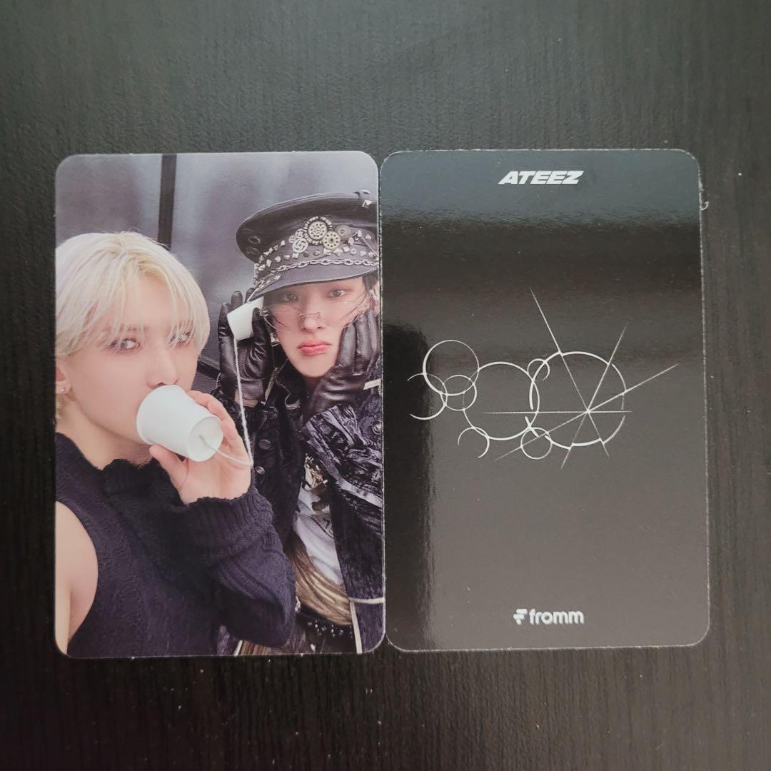 ateez fromm store ヨントン ユニット トレカ ヨサン ミンギ - メルカリ