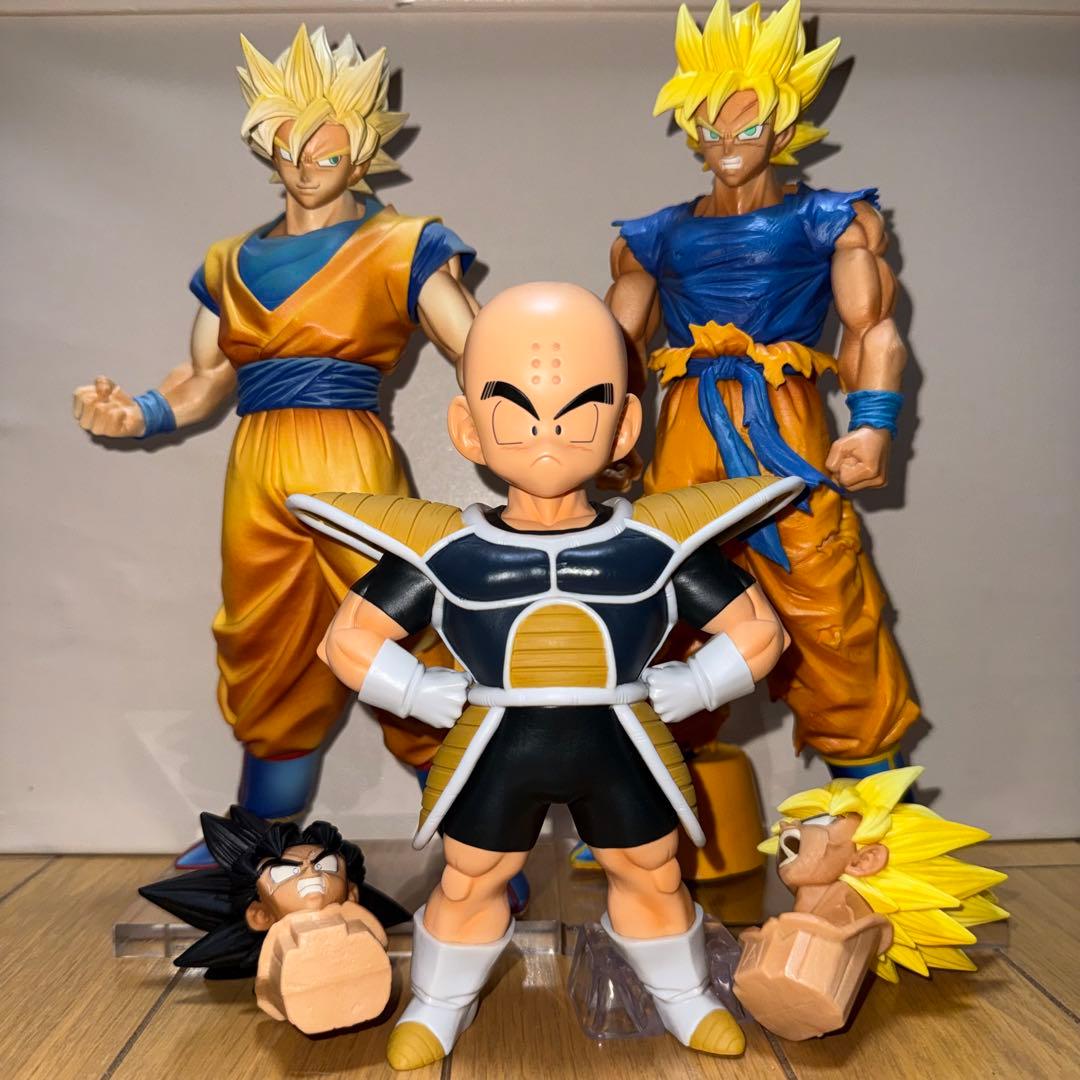 一番くじ ドラゴンボール 超サイヤ人孫悟空ラストワン、クリリン、MSP悟空、3体