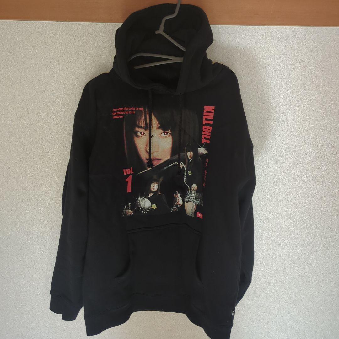 貴重 コラボアイテム huf KILL BILL 栗山千明 映画 フーディー