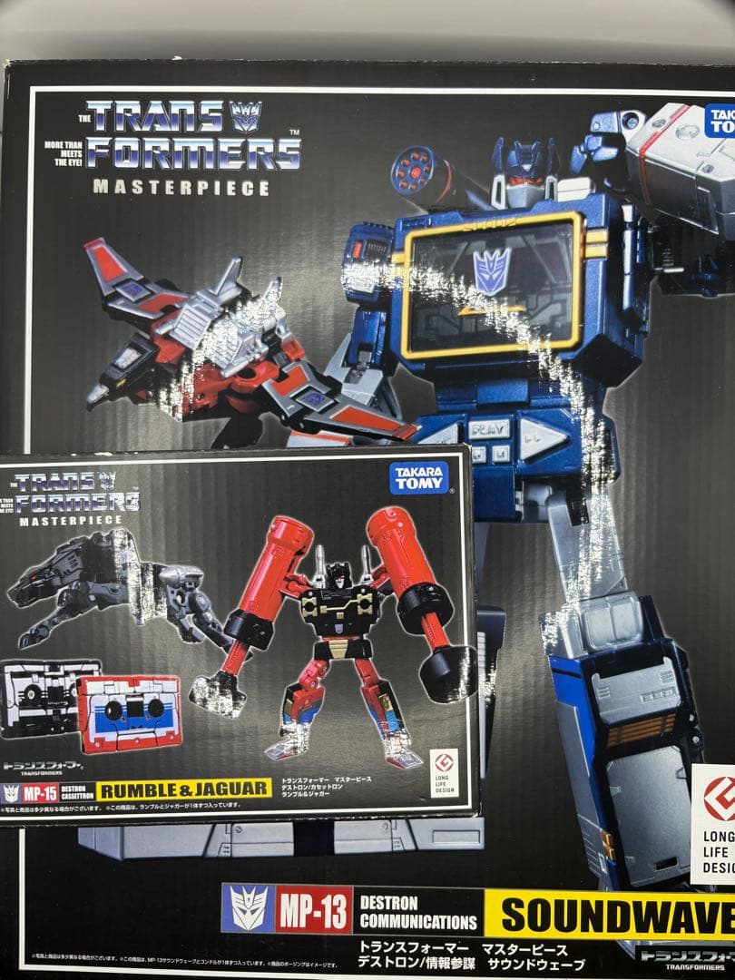 トランスフォーマー MP-13 サウンドウェーブ　MP-15カセットロンセット