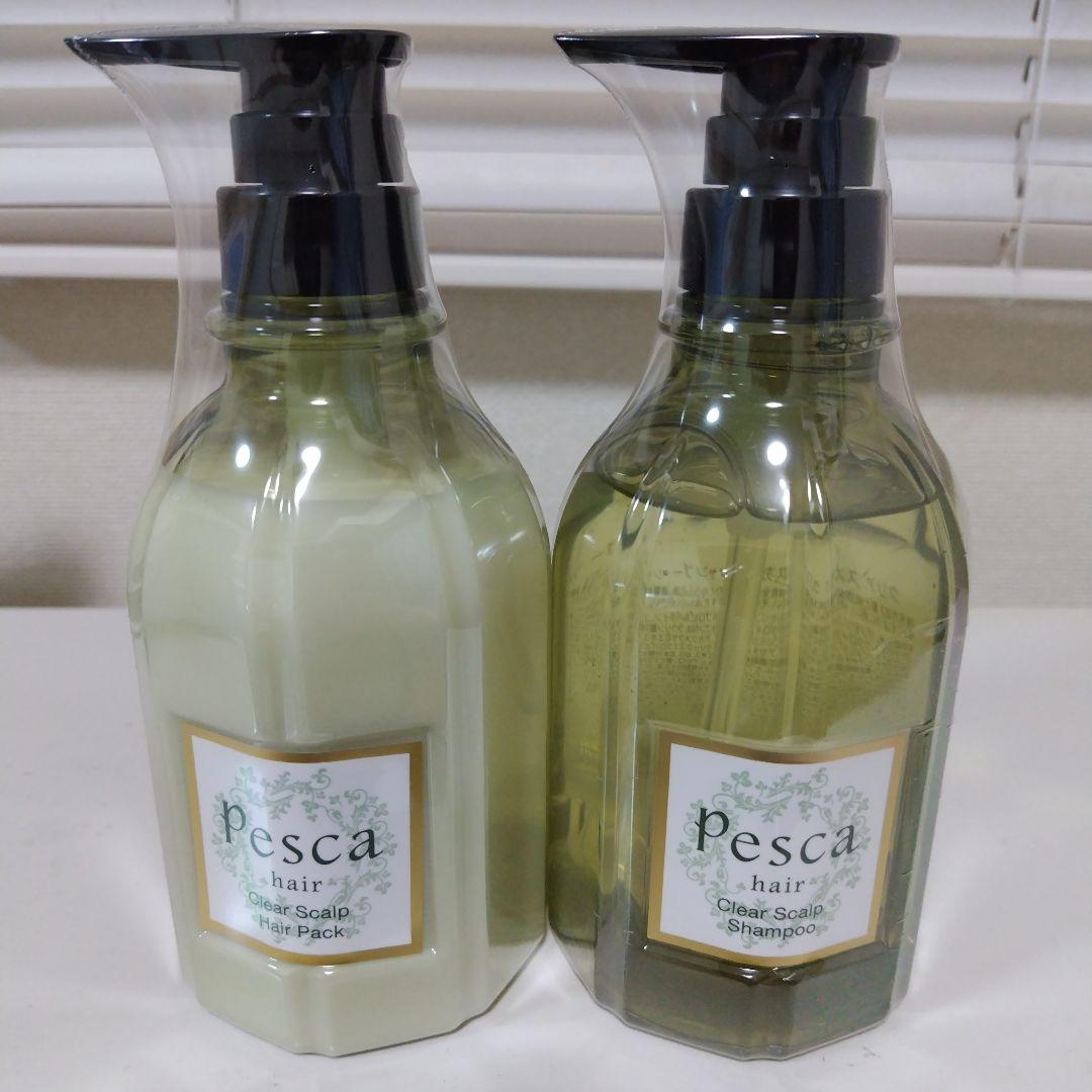 ペスカスカルプシャンプー＆ヘアーパックセット詰新品