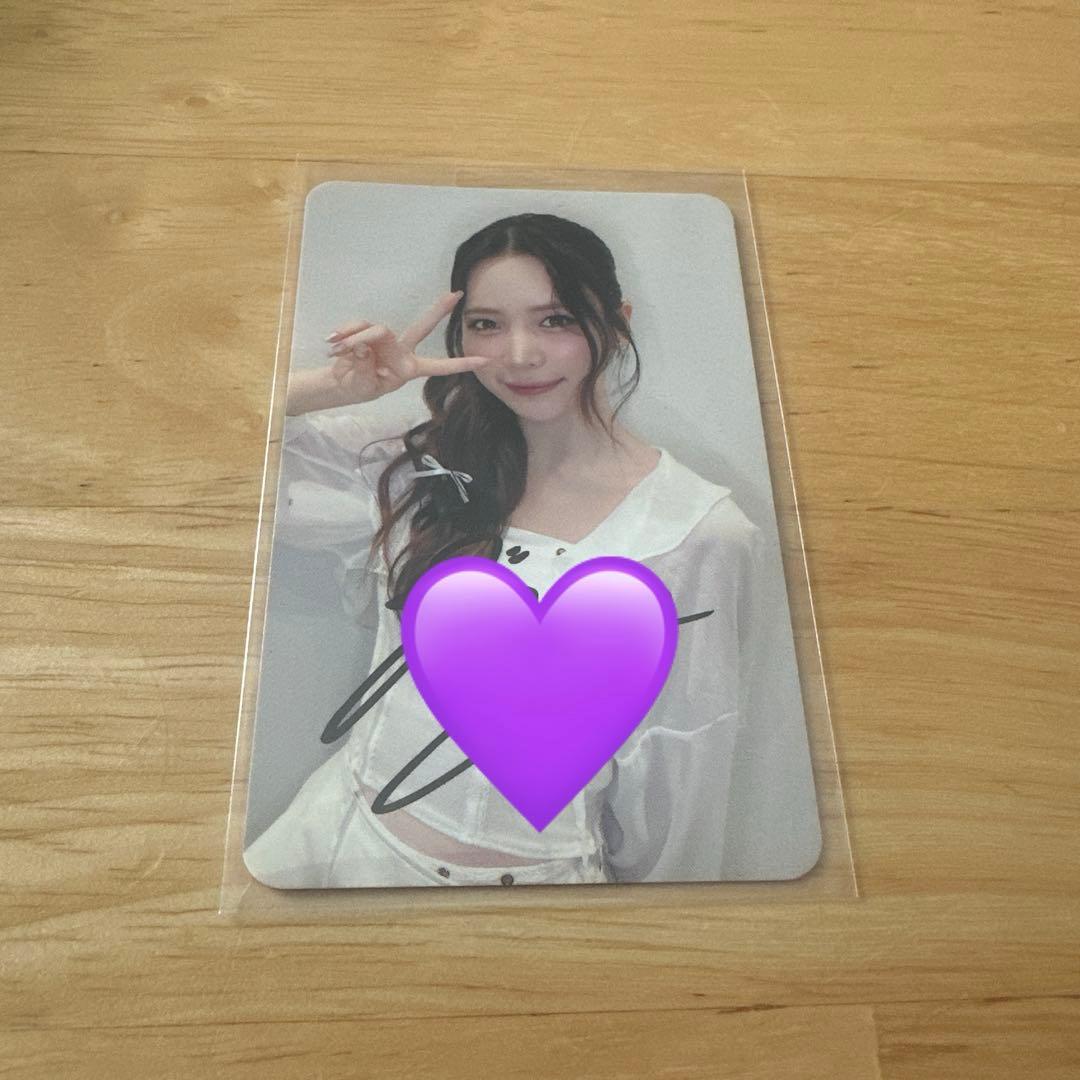 ひ*な様 NiziU マヤ 会場限定 直筆サイン サインフォトカ C賞