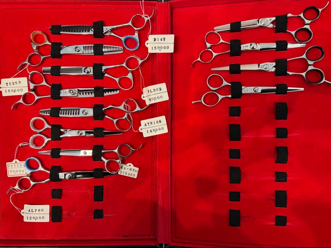 美容師シザーセニング12本入り