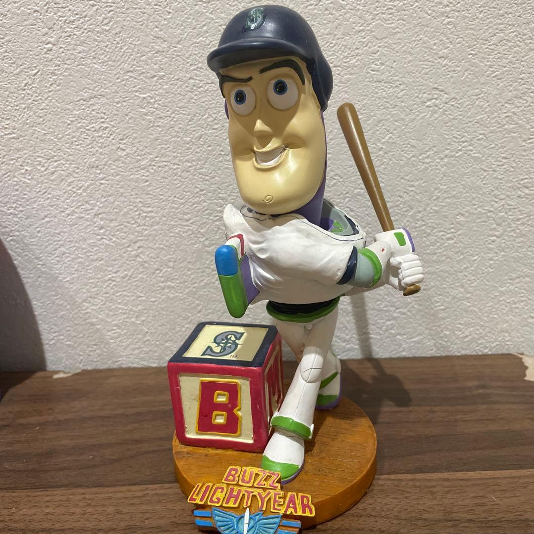 d*7様 ボブルヘッド　バズ・ライトイヤー 野球選手フィギュア　シアトルマリナー イチロー フィギュア シアトル・マリナーズ ボブルヘッド - メルカリ