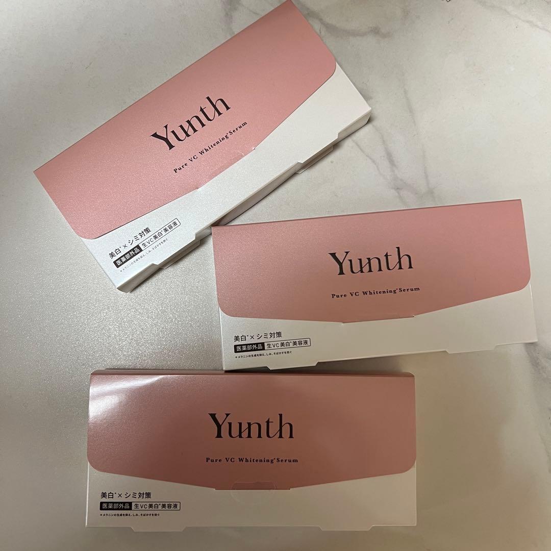 Yunth ホワイトニングエッセンス 美容液 1ml×28包 3箱