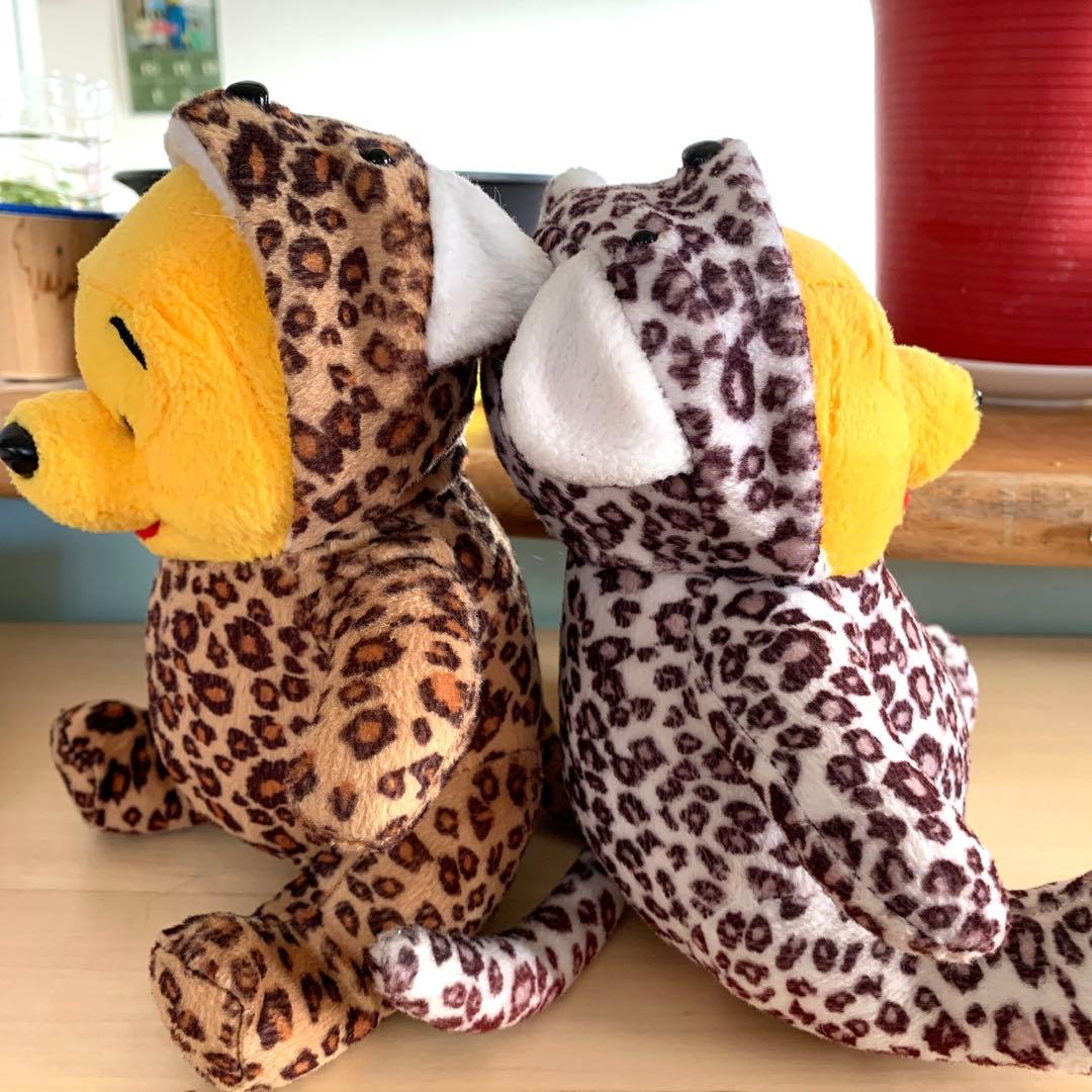 ディズニープーさん ヒョウ柄プーさんぬいぐるみ キャラクターグッズ