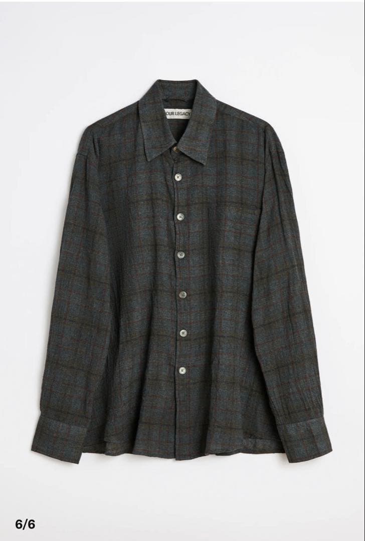 E*S様 深水光太着用　OUR LEGACY ABOVE SHIRT 46 Our Legacy（アワーレガシー） シャツ ABOVE SHIRT アボーヴ M4252AO