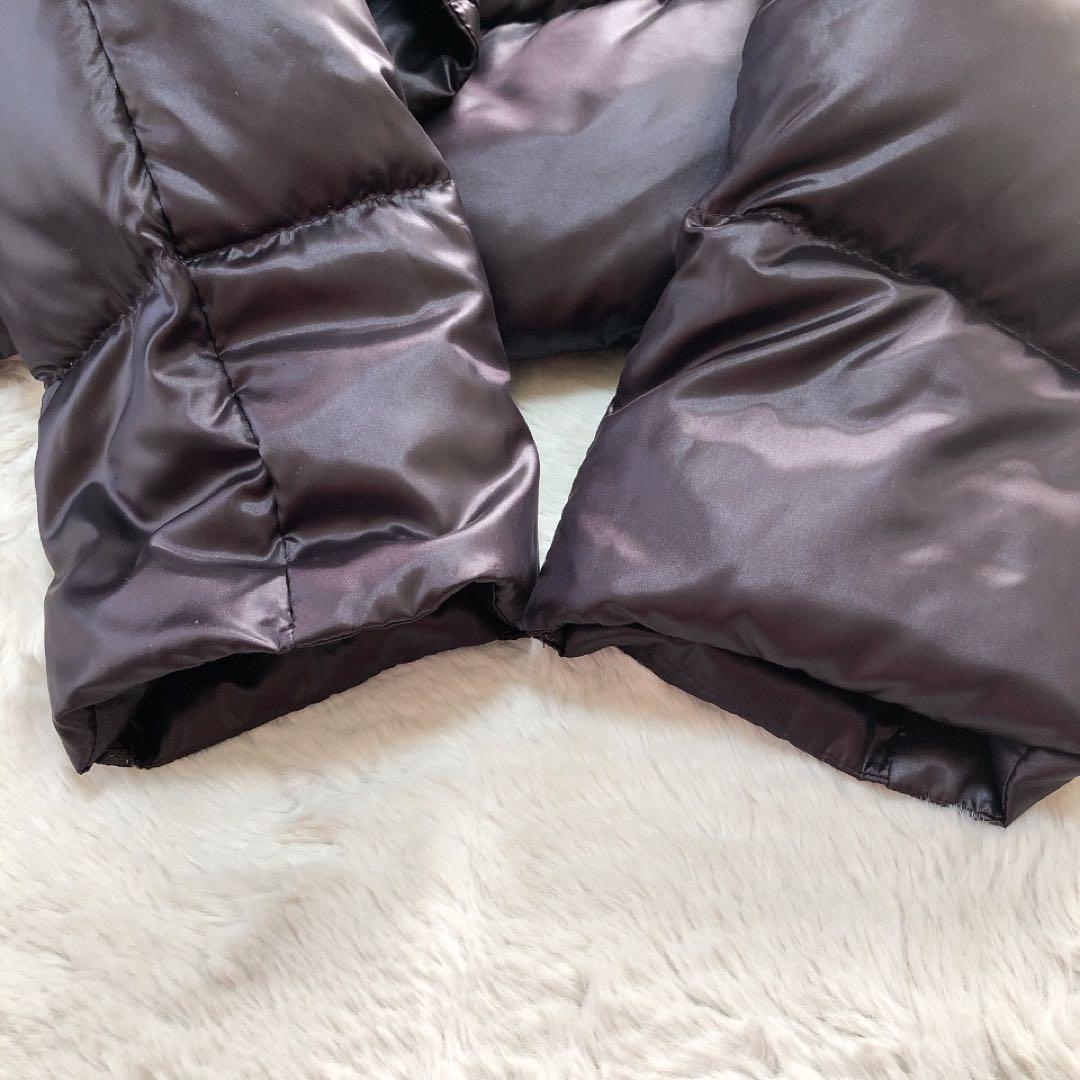 MaxMara*マックスマーラ ショートダウンコート ジャケット 光沢 紫 42