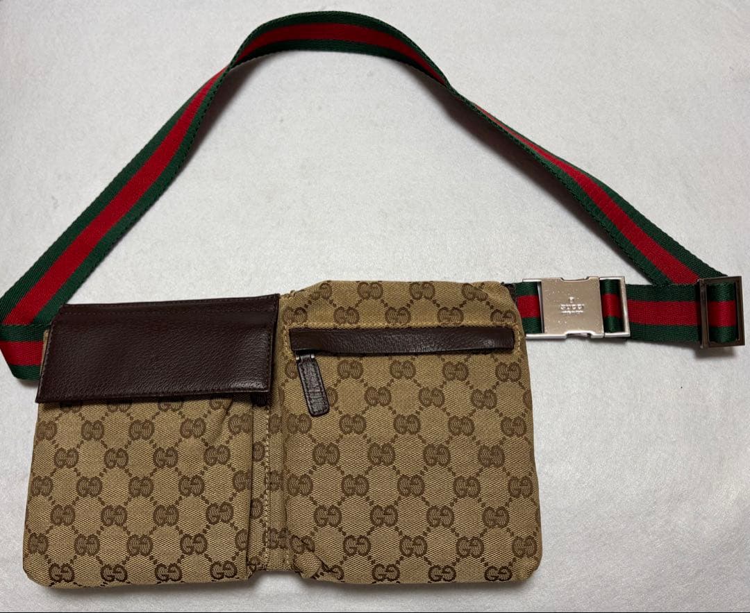 GUCCI グッチ GGキャンバス レザー GG柄 シェリーライン