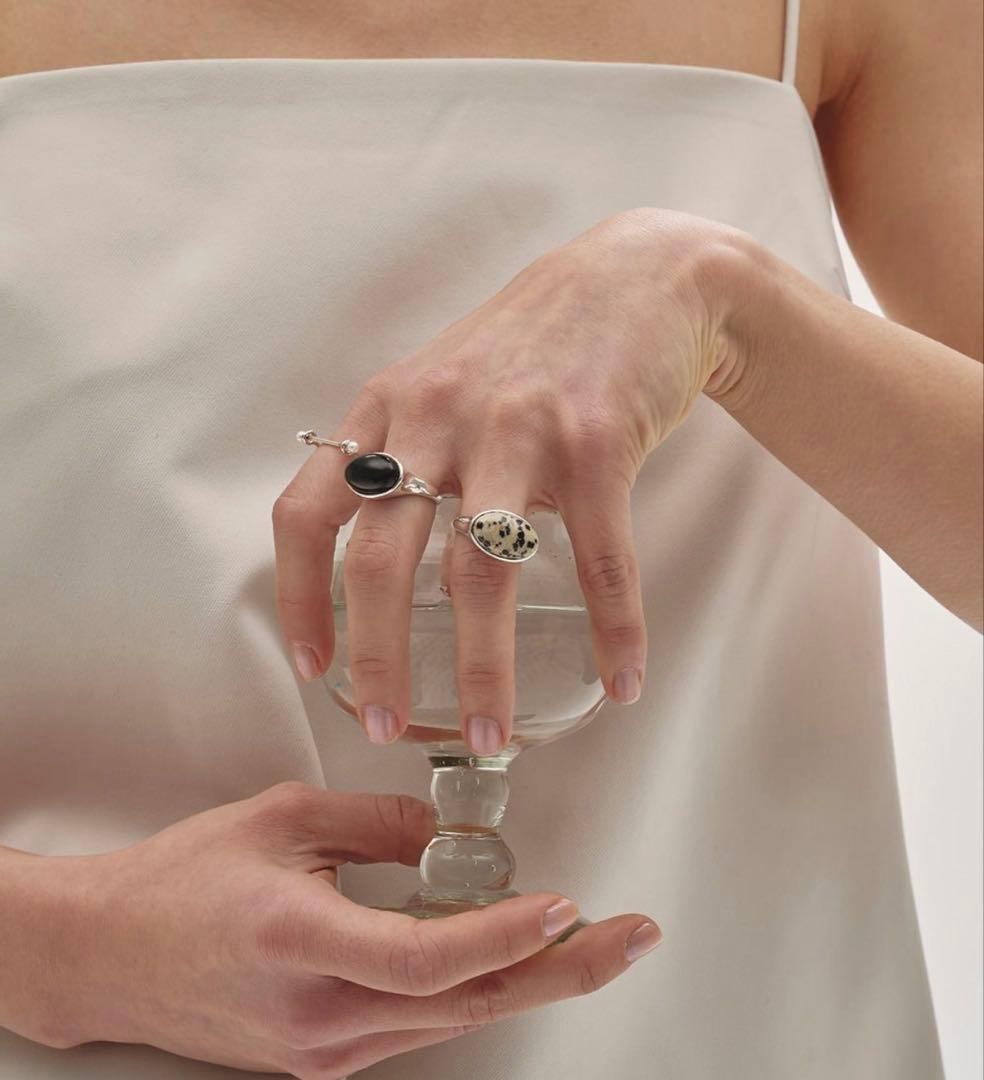 Todayful Gem Stone Ring BLK #13 サイズ#13