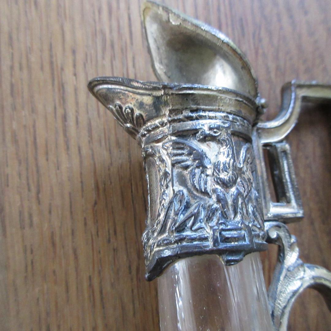 1800年代後半 フランス製ガラス水差し ピッチャー 状態良好 - メルカリ